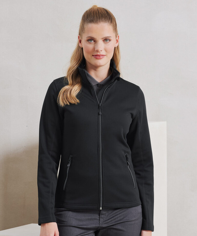 Premier Women&#8217;s spun dyed sustainable zip through sweatshirt PR809, Vivid Promotion Workwear