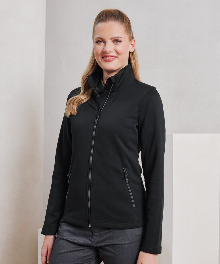 Premier Women&#8217;s spun dyed sustainable zip through sweatshirt PR809, Vivid Promotion Workwear