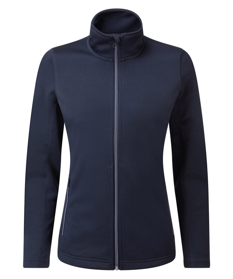 Premier Women's spun dyed sustainable zip through sweatshirt PR809