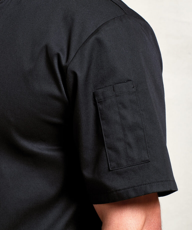 Premier Chef&#8217;s essential short sleeve jacket PR900, Vivid Promotion Workwear