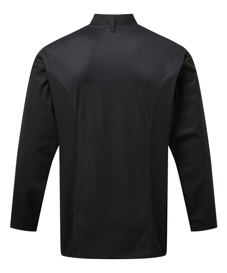 Alternative view of Premier Chef's Coolchecker long sleeve jacket PR903