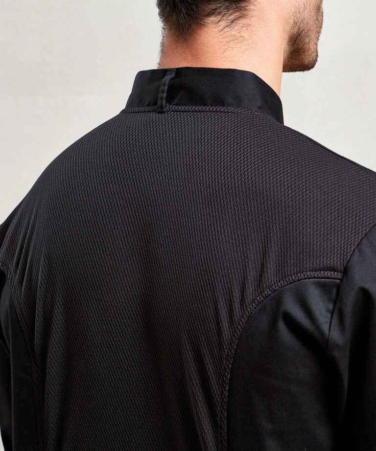 Premier Chef&#8217;s Coolchecker long sleeve jacket PR903, Vivid Promotion Workwear