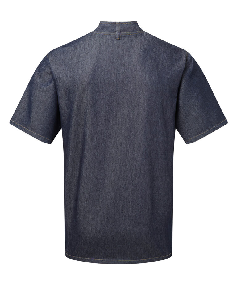 Premier Chef&#8217;s zip close short sleeve jacket PR906, Vivid Promotion Workwear