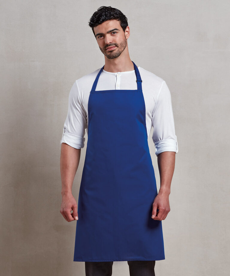 Premier Antimicrobial bib apron PR996
