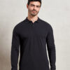 Premier Essential unisex long sleeve workwear polo shirt PR997