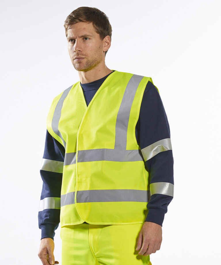 Portwest Hi vis two band and brace vest (C470) PW002