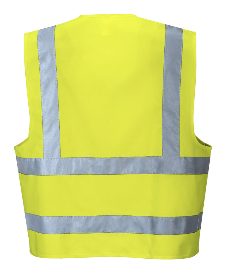 Portwest Hi vis two band and brace vest (C470) PW002, Vivid Promotion Workwear