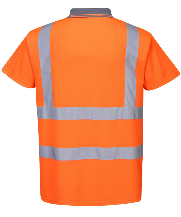 Alternative view of Portwest Hi vis short sleeved polo (S477 RT22) PW024