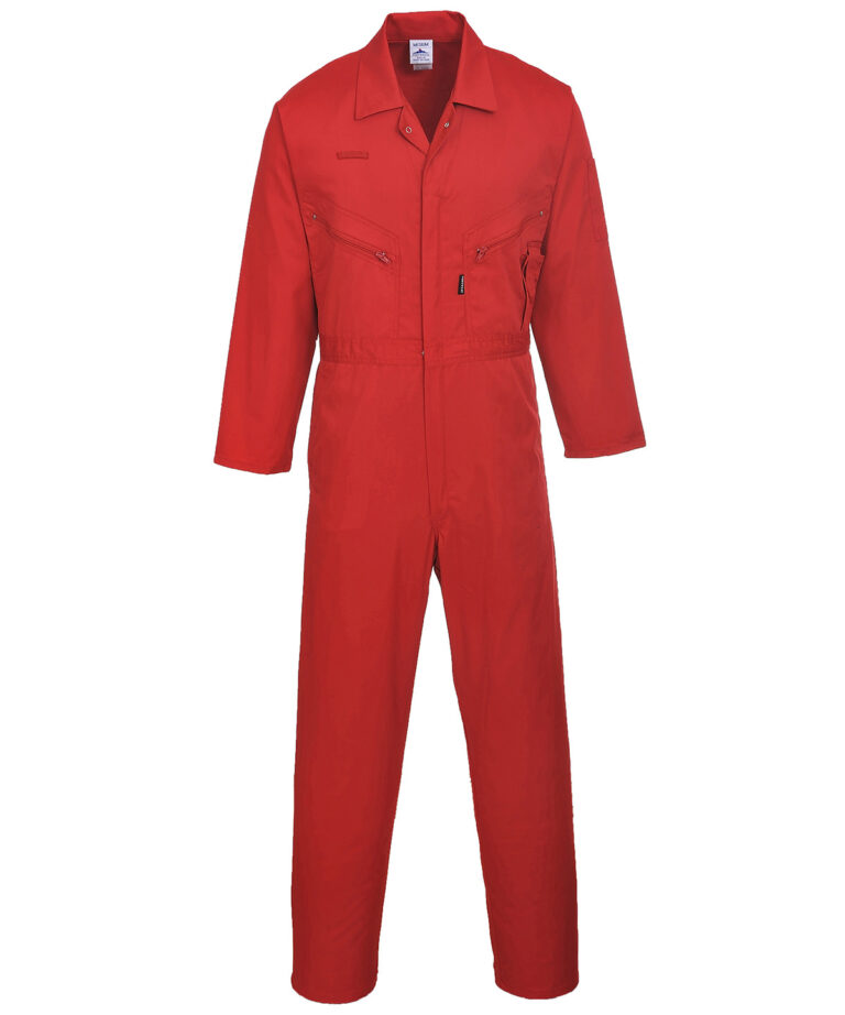 Portwest Liverpool zip coverall (C813) PW065, Vivid Promotion Workwear