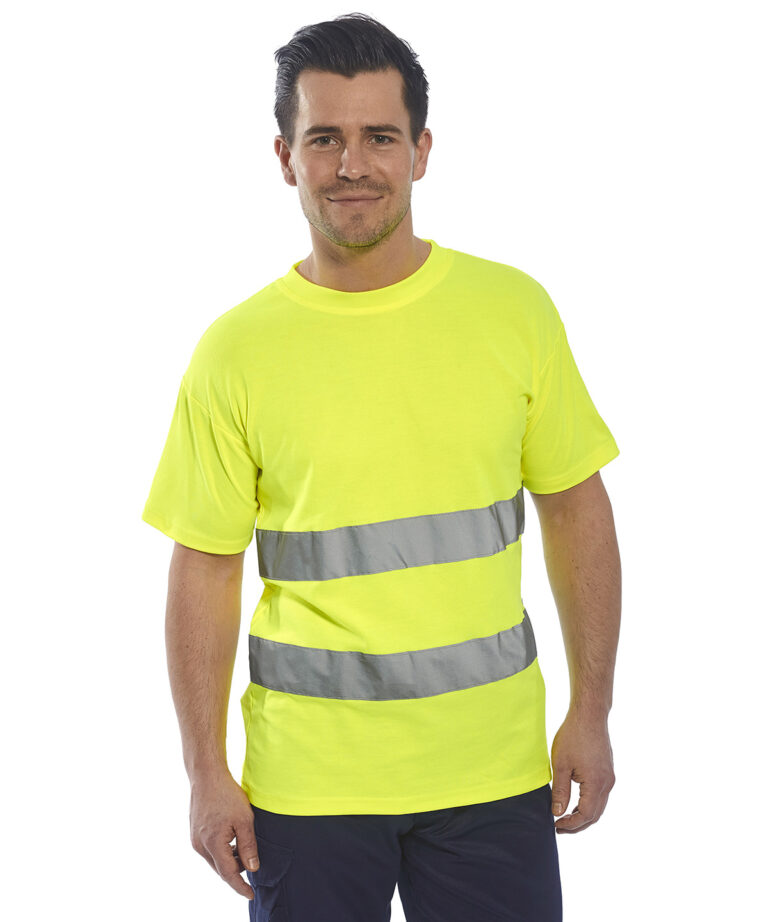 Portwest Cotton Comfort t shirt (S172) PW090, Vivid Promotion Workwear