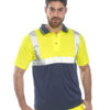 Portwest Two tone long sleeve polo (S279) PW112, Vivid Promotion Workwear