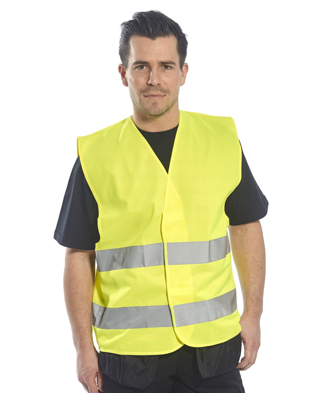 Portwest Hi vis two band vest (C474) PW333, Vivid Promotion Workwear