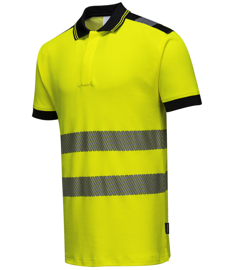 Portwest PW3 Hi vis polo shirt (T180) PW368, Vivid Promotion Workwear