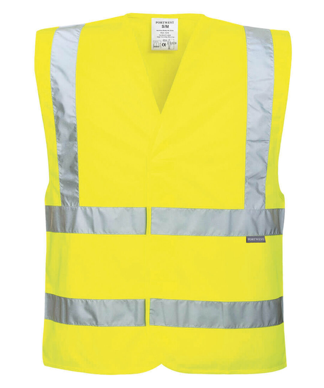 Portwest Eco Hi vis vest (EC76) PW416, Vivid Promotion Workwear