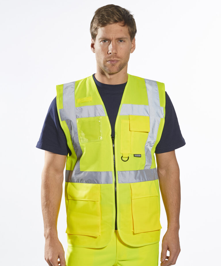 Portwest Hi vis executive vest (S476) PW924, Vivid Promotion Workwear Portwest Hi vis executive vest (S476) PW924, Vivid Promotion Workwear