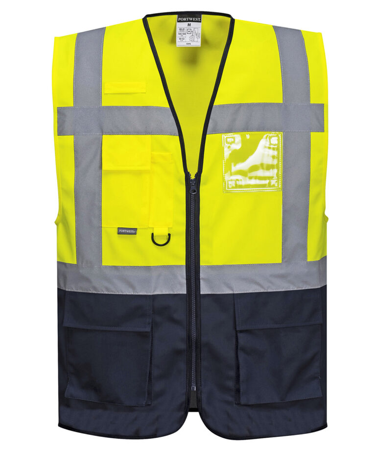 Portwest Hi vis executive vest (S476) PW924, Vivid Promotion Workwear Portwest Hi vis executive vest (S476) PW924, Vivid Promotion Workwear