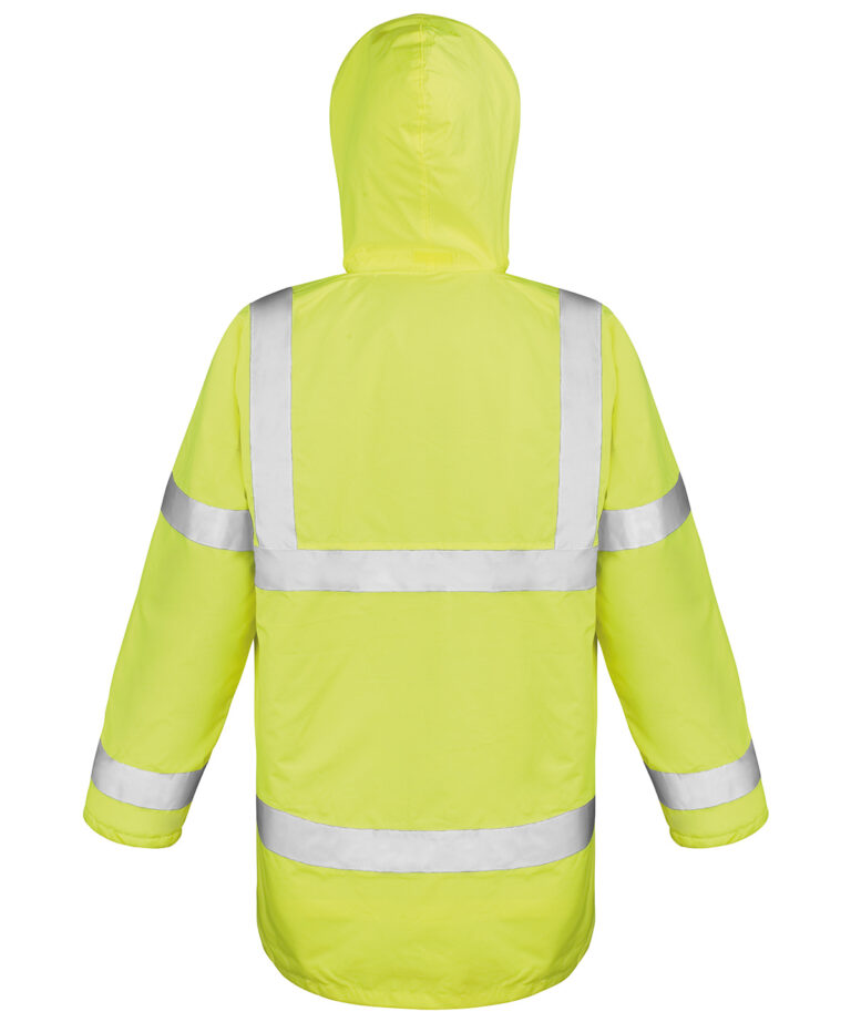 Result Core Core safety high viz coat R218X, Vivid Promotion Workwear