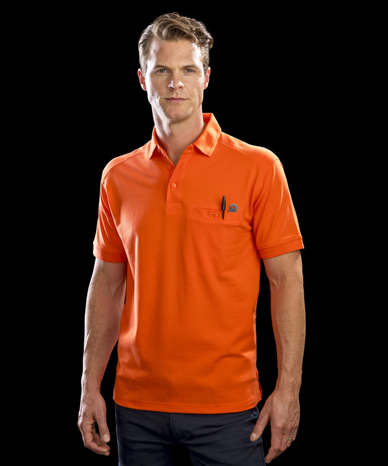 Result Workguard Work Guard Apex pocket polo shirt R312X, Vivid Promotion Workwear