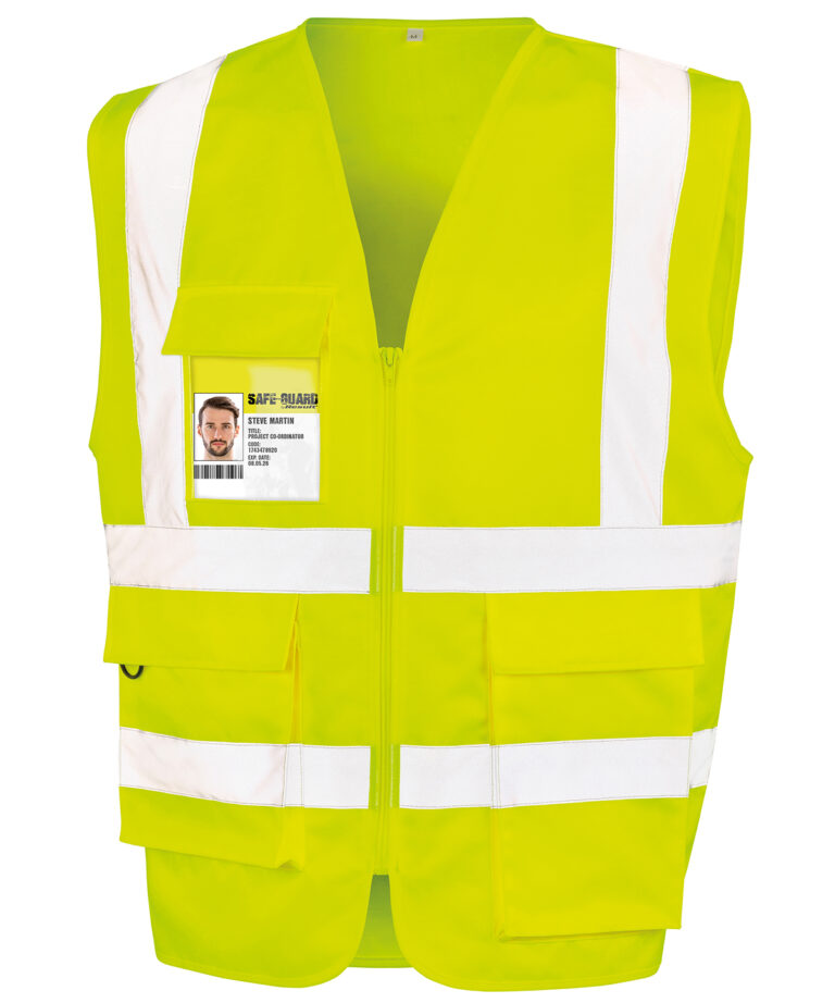 Alternative view of Result Safeguard Heavy duty polycotton security vest R477X