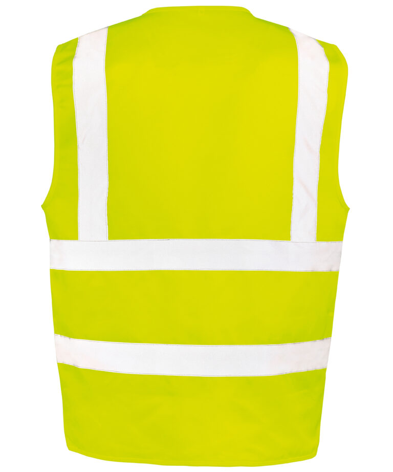 Result Safeguard Heavy duty polycotton security vest R477X, Vivid Promotion Workwear