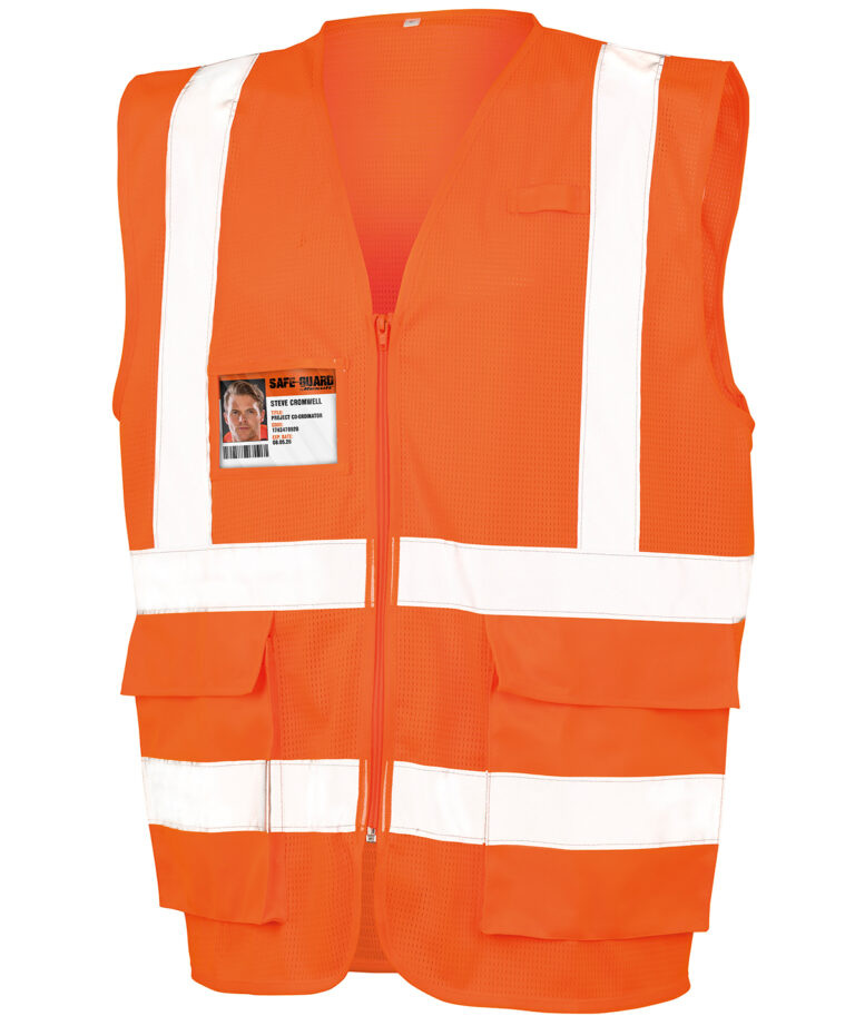 Alternative view of Result Safeguard Executive cool mesh safety vest R479X