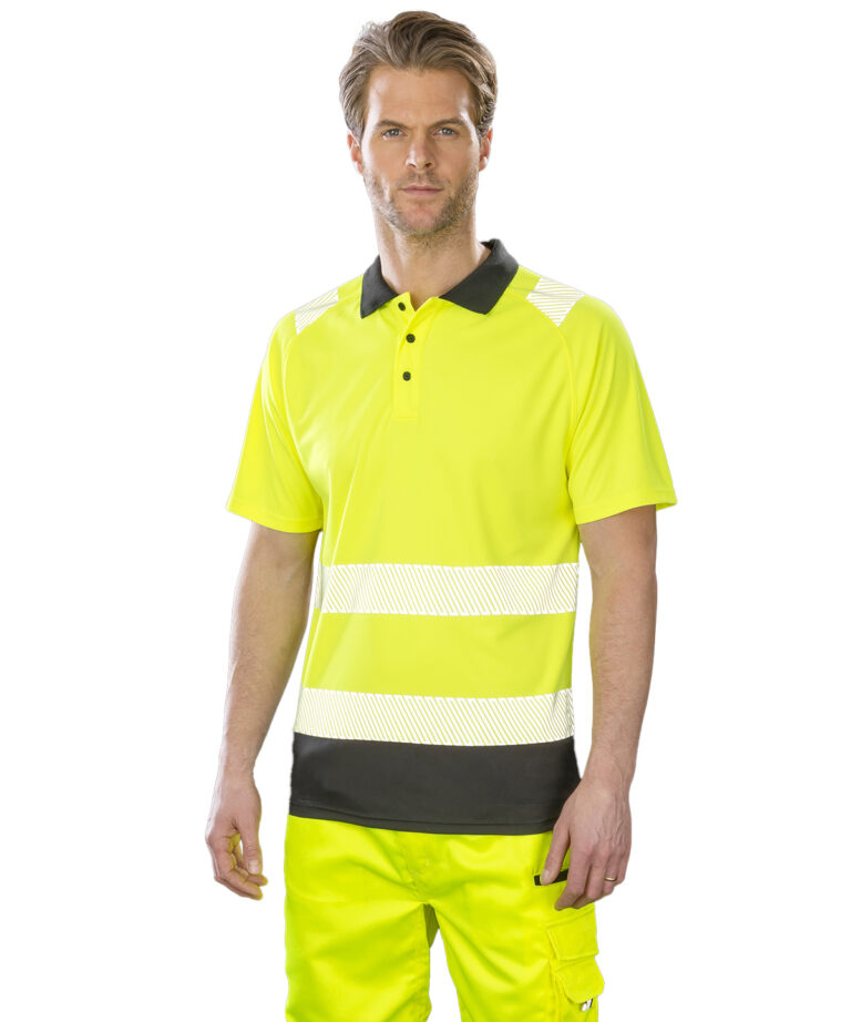 Alternative view of Result Genuine Recycled Recycled safety polo R501X