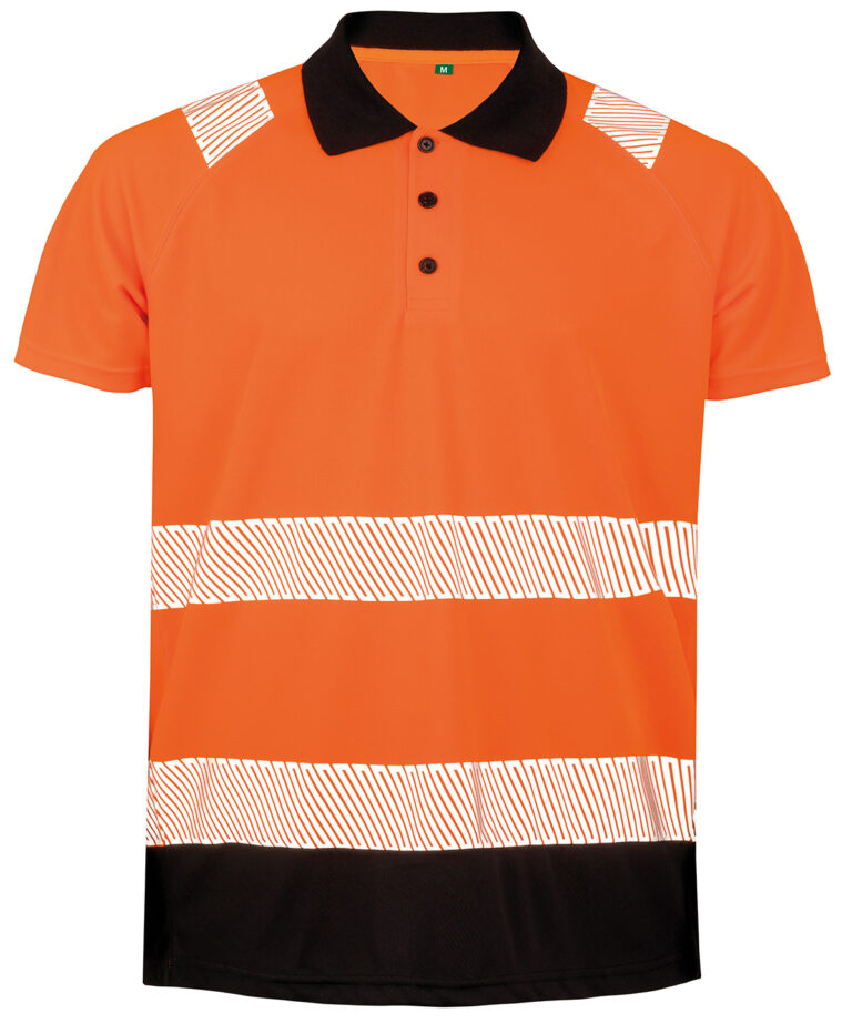 Result Genuine Recycled Recycled safety polo R501X, Vivid Promotion Workwear