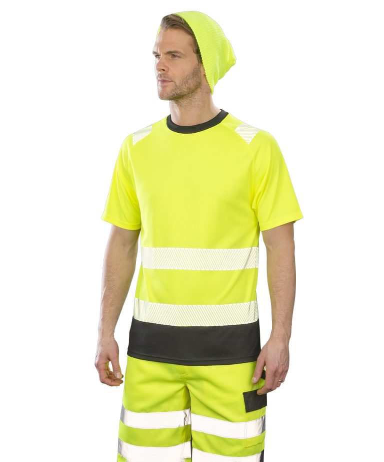 Result Genuine Recycled &#8211; Recycled Safety T &#8211; Shirt R502X, Vivid Promotion Workwear
