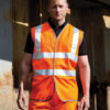 Result Safeguard Heavy duty polycotton security vest R477X, Vivid Promotion Workwear