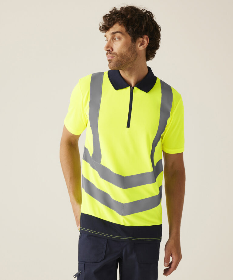 Regatta High Visibility Hi Vis Pro Polo RG389, Vivid Promotion Workwear