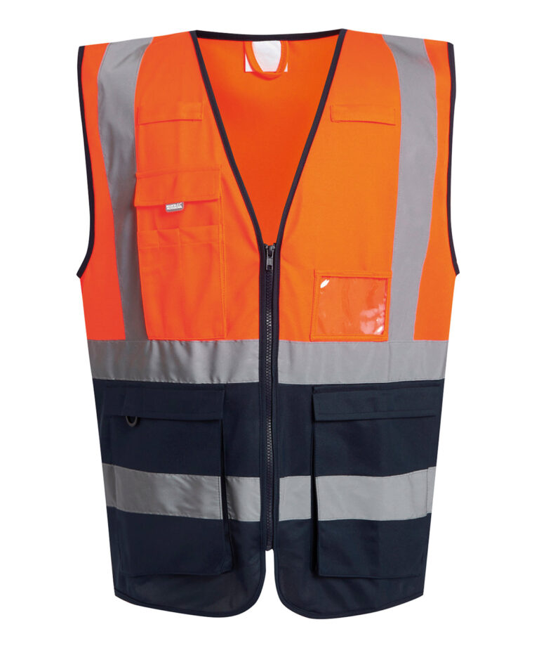 Regatta High Visibility Pro hi vis executive vest RG469, Vivid Promotion Workwear Regatta High Visibility Pro hi vis executive vest RG469, Vivid Promotion Workwear