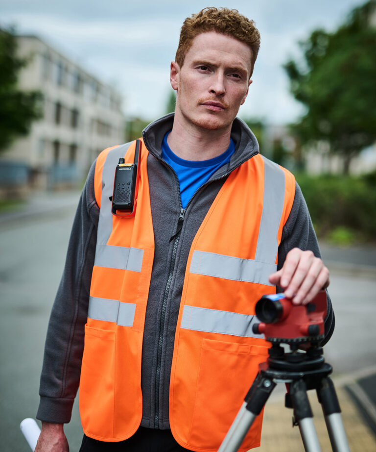 Alternative view of Regatta High Visibility Pro hi vis supervisor vest RG470
