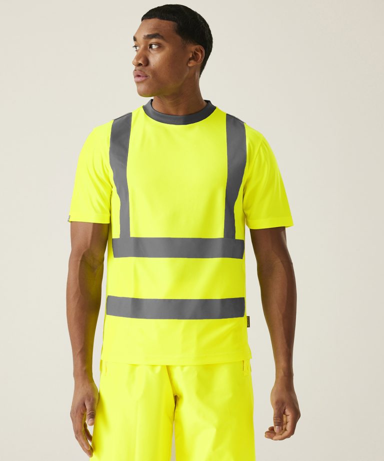 Alternative view of Regatta High Visibility Hi-Vis Pro Contract T-Shirt RG475