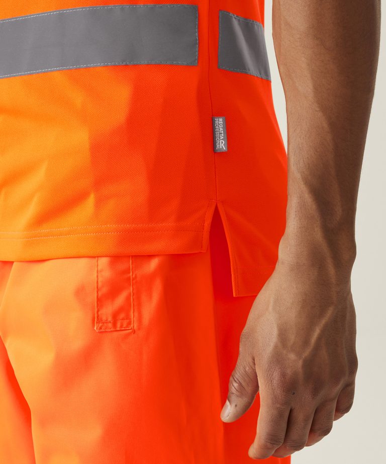 Regatta High Visibility Hi-Vis Pro Contract T-Shirt RG475, Vivid Promotion Workwear