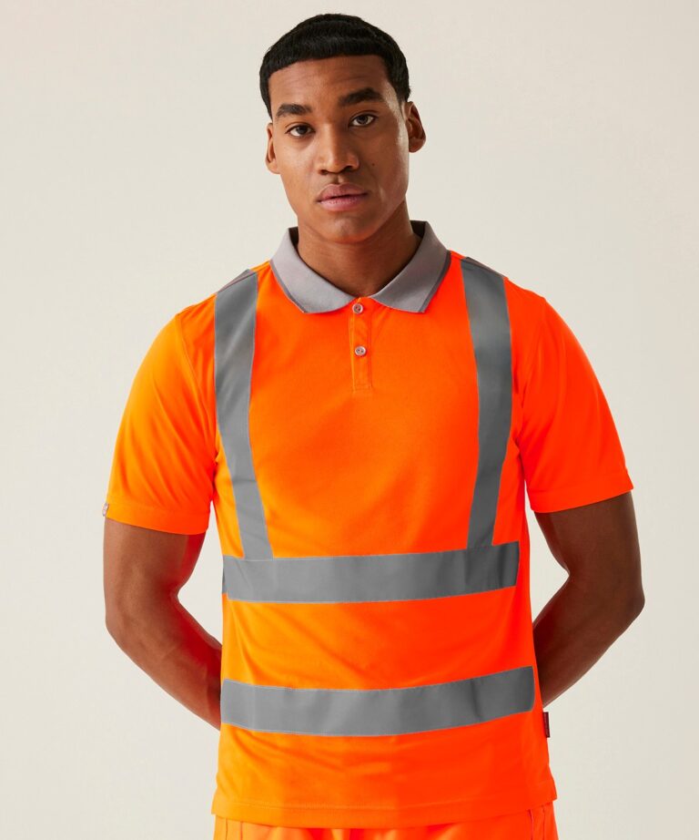 Regatta High Visibility Hi vis Pro contract polo RG476, Vivid Promotion Workwear