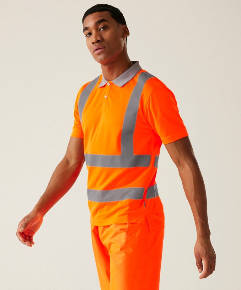 Regatta High Visibility Hi vis Pro contract polo RG476, Vivid Promotion Workwear