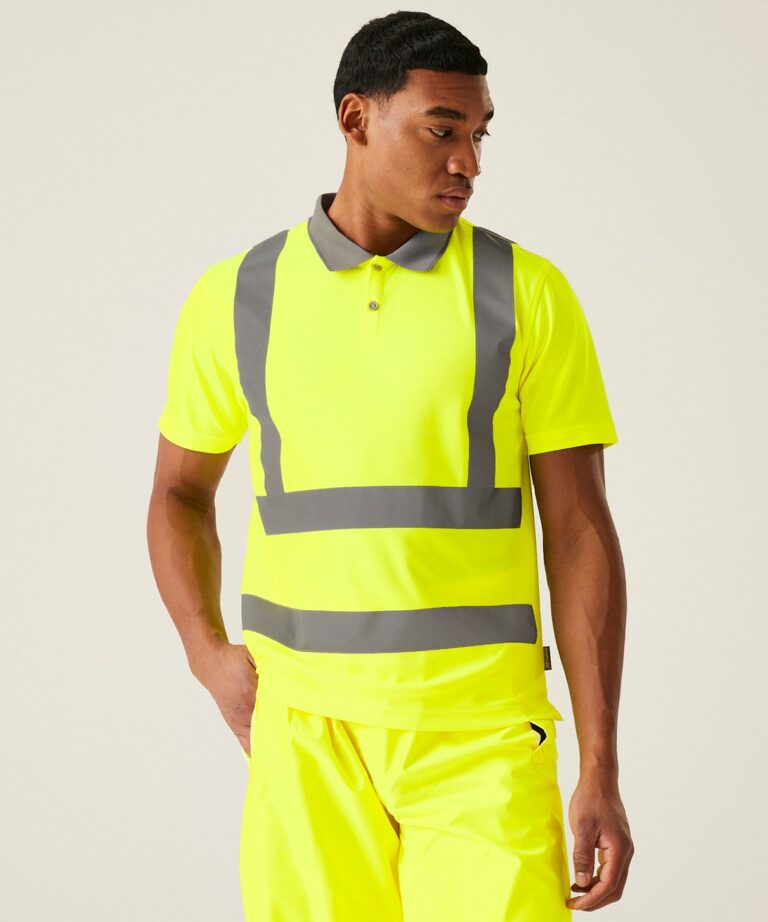 Regatta High Visibility Hi vis Pro contract polo RG476, Vivid Promotion Workwear