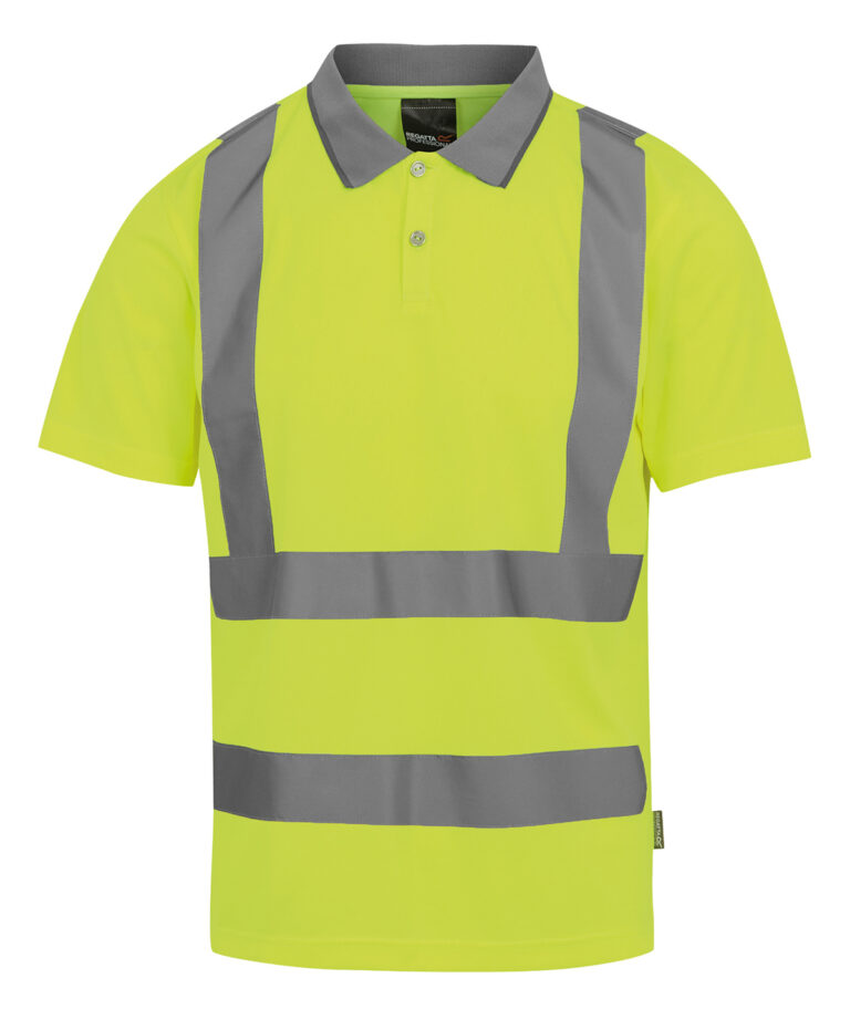 Alternative view of Regatta High Visibility Hi vis Pro contract polo RG476