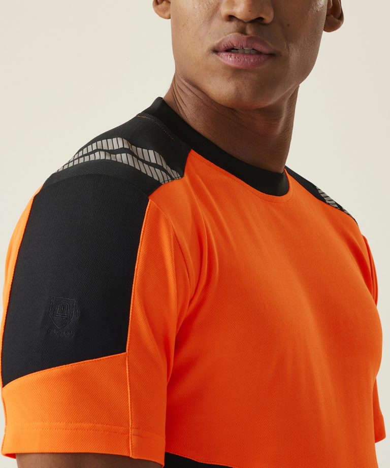 Regatta High Visibility Hi-Vis X Pro T-Shirt (Class 1) RG481, Vivid Promotion Workwear