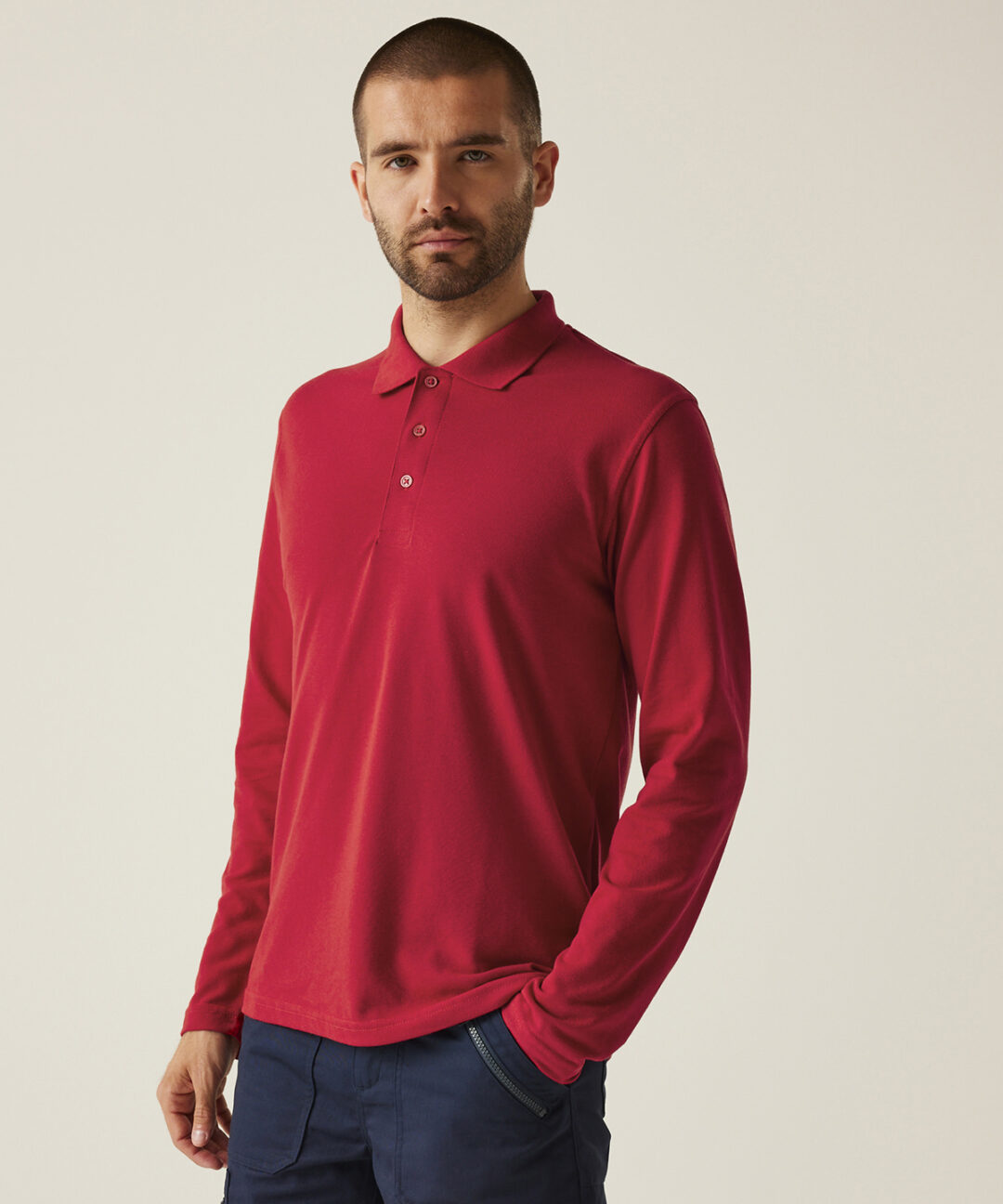 Regatta Professional Pro 65 35 long sleeve polo RG615, Vivid Promotion Workwear