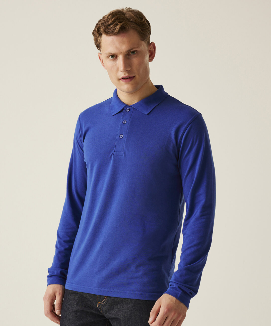Regatta Professional Pro 65 35 long sleeve polo RG615, Vivid Promotion Workwear