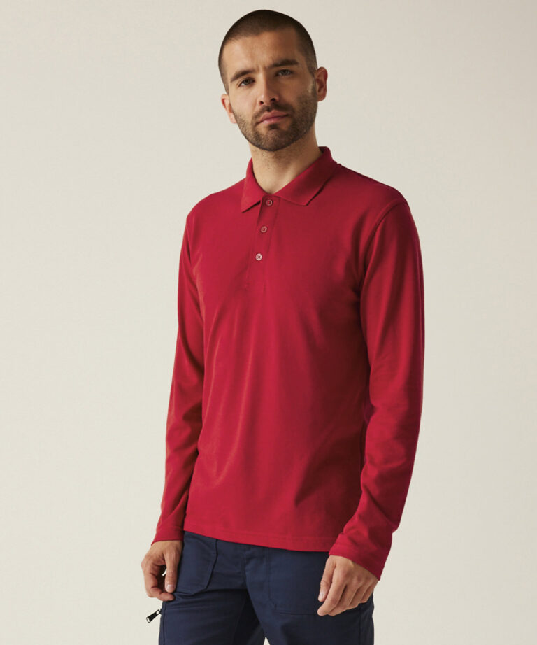Regatta Professional Pro 65 35 long sleeve polo RG615, Vivid Promotion Workwear
