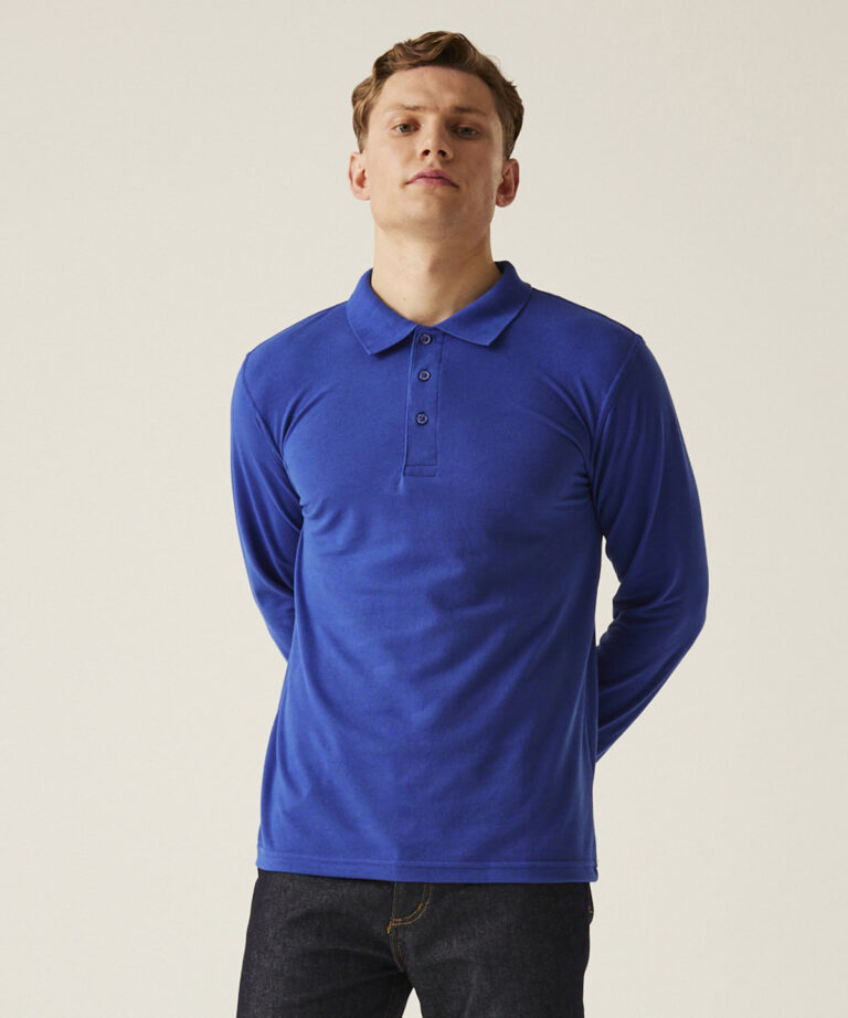 Regatta Professional Pro 65 35 long sleeve polo RG615, Vivid Promotion Workwear