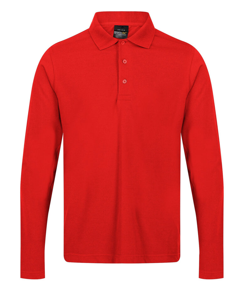 Alternative view of Regatta Professional Pro 65 35 long sleeve polo RG615