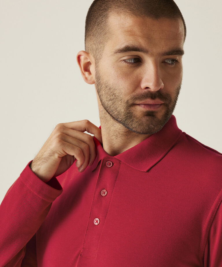 Regatta Professional Pro 65 35 long sleeve polo RG615, Vivid Promotion Workwear