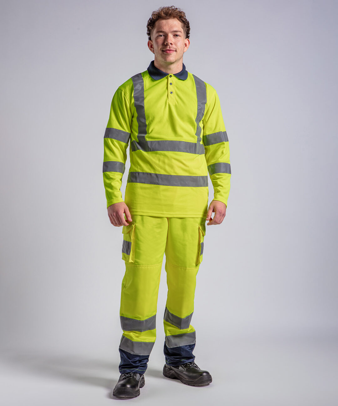 Pro RTX High Visibility High visibility long sleeve polo RX715, Vivid Promotion Workwear