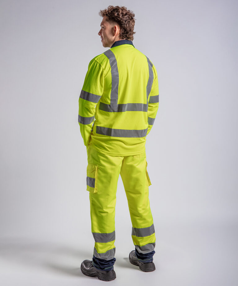 Alternative view of Pro RTX High Visibility High visibility long sleeve polo RX715