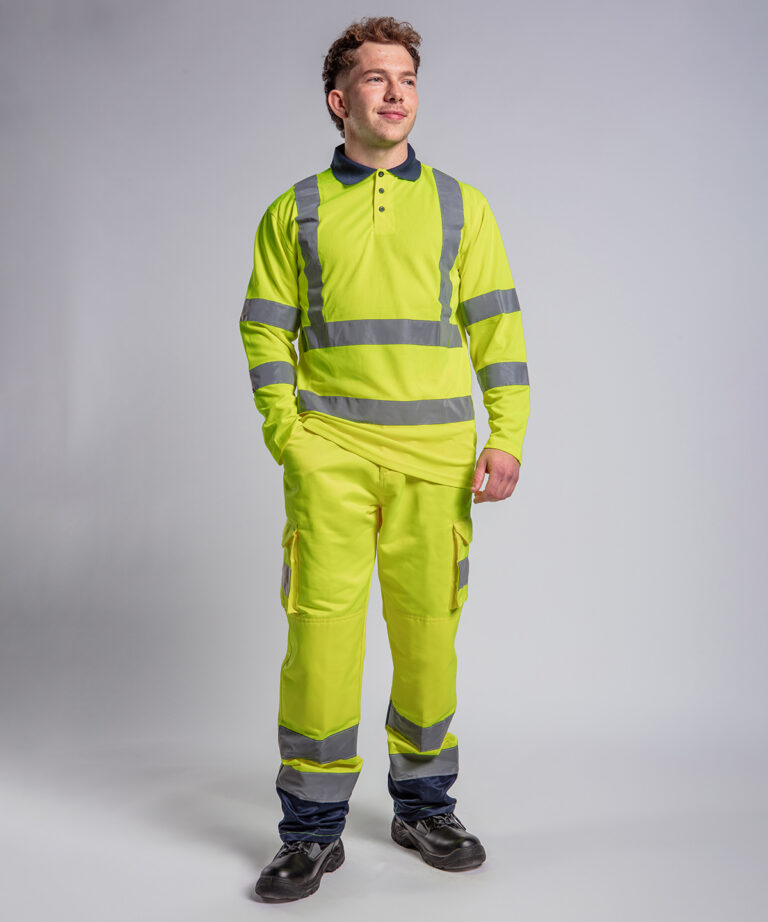 Pro RTX High Visibility High visibility long sleeve polo RX715, Vivid Promotion Workwear