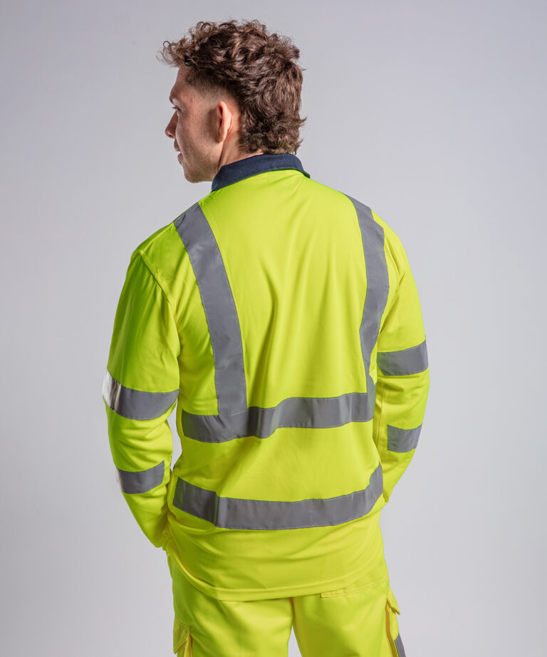 Pro RTX High Visibility High visibility long sleeve polo RX715, Vivid Promotion Workwear