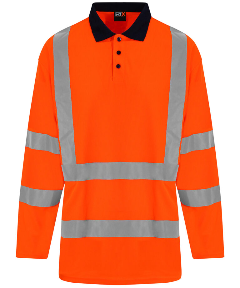 Pro RTX High Visibility High visibility long sleeve polo RX715, Vivid Promotion Workwear
